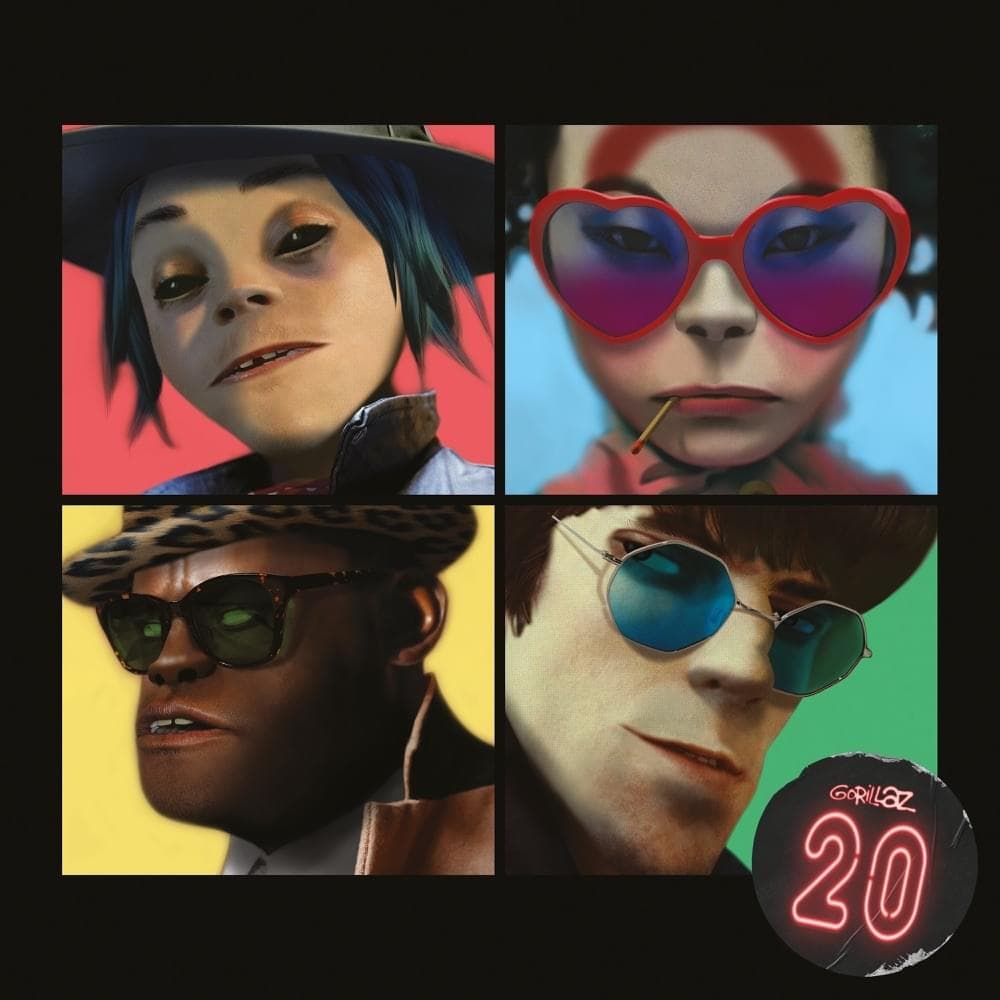 Album cover art for "Humanz (Gorillaz 20 Mix)" by Gorillaz