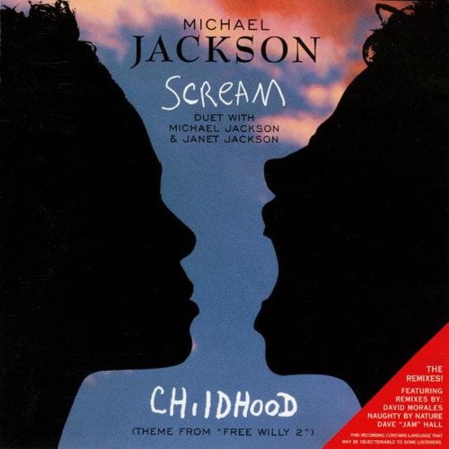 Album cover art for "Scream" by Michael Jackson & Janet Jackson