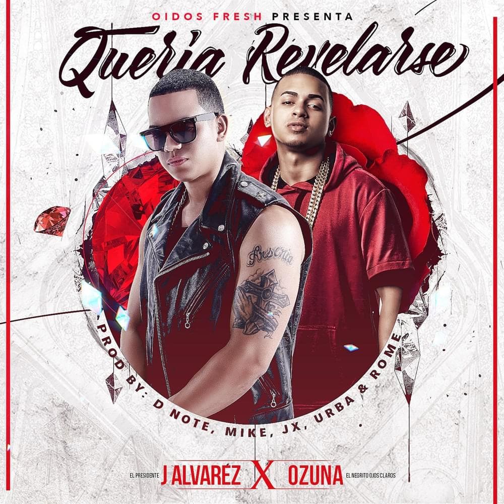 Album cover art for "Quería Revelarse" by J Álvarez & Ozuna