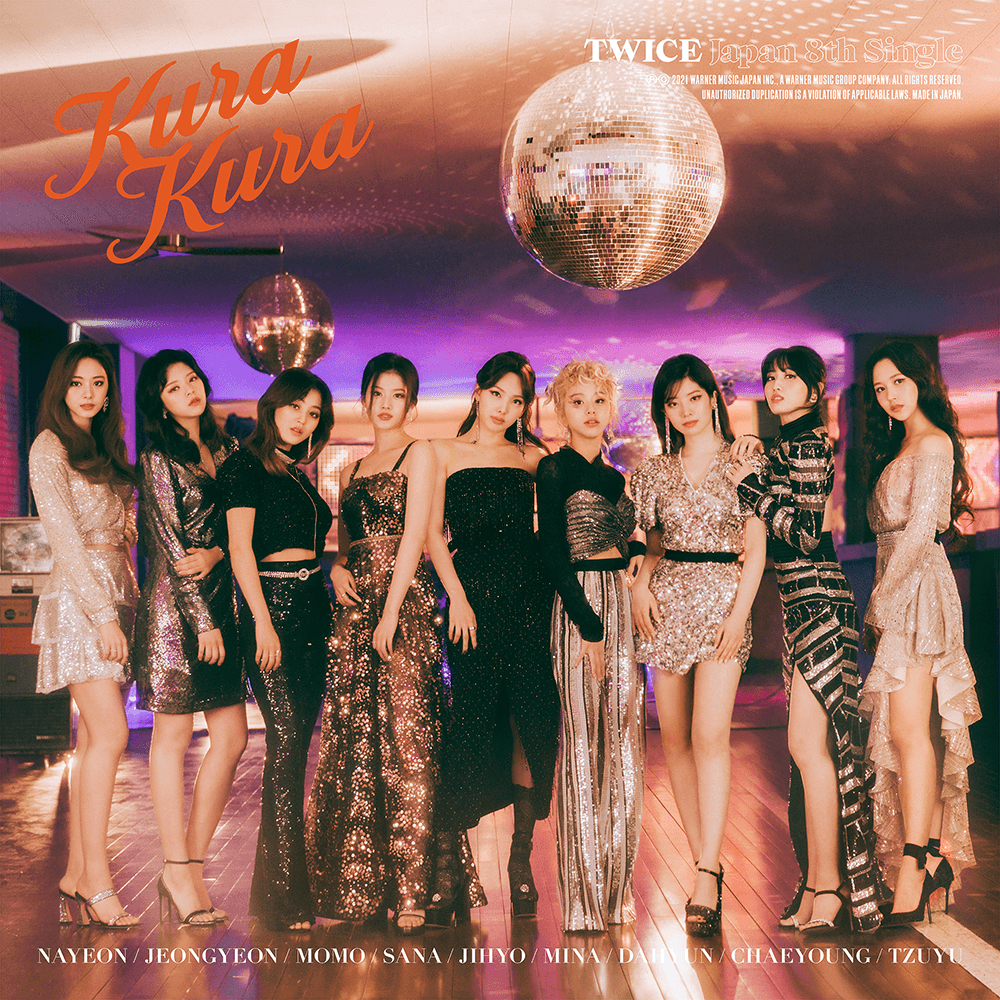 Album cover art for "Kura Kura" by TWICE