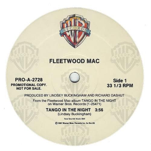 Album cover art for "Tango in the Night" by Fleetwood Mac