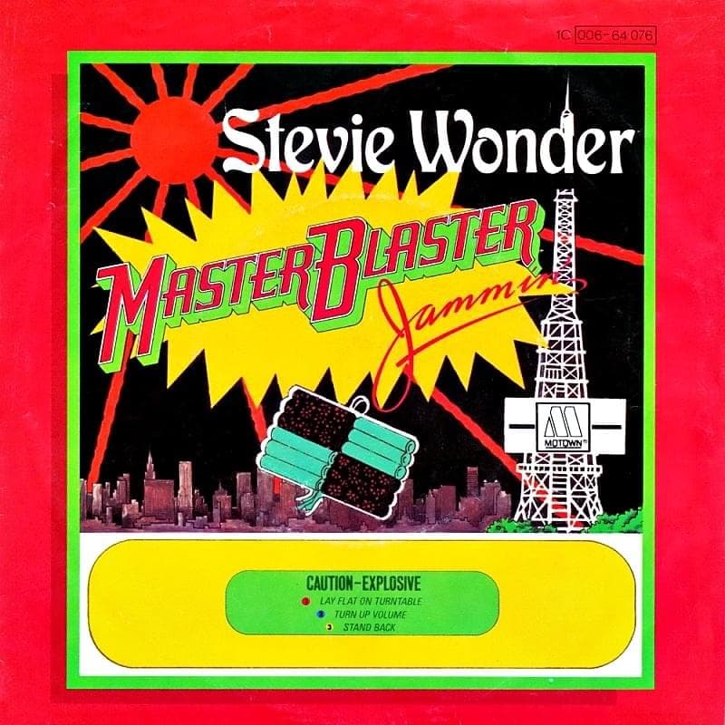 Album cover art for "Master Blaster (Jammin')" by Stevie Wonder