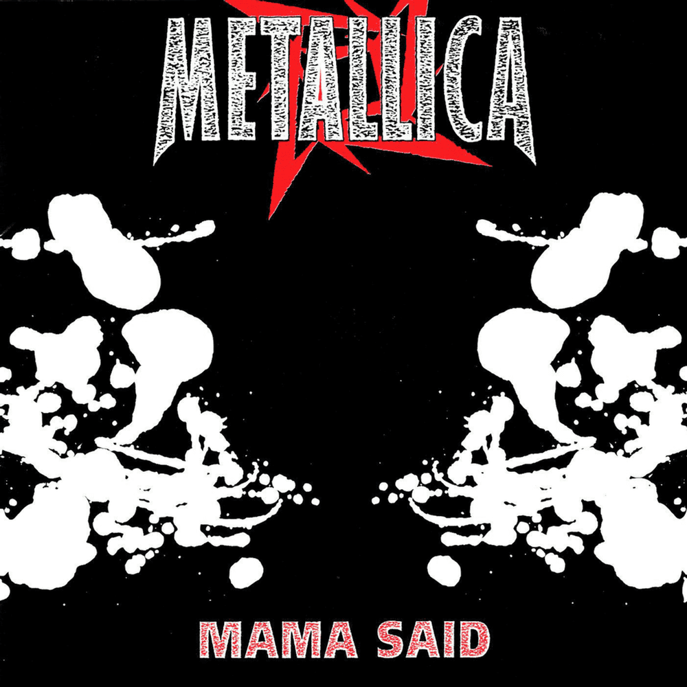 Album cover art for "Mama Said" by Metallica