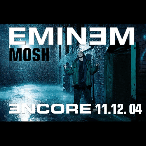 Album cover art for "Mosh" by Eminem