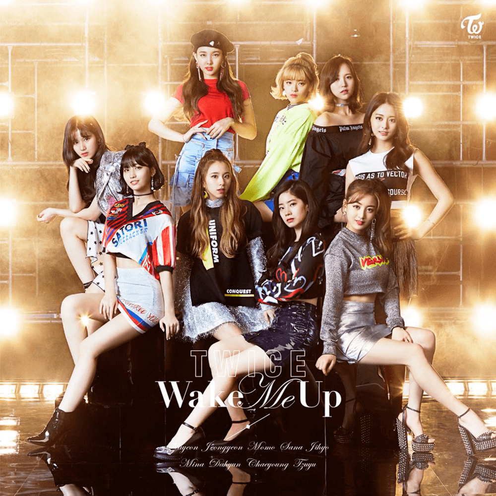 Album cover art for "Wake Me Up" by TWICE