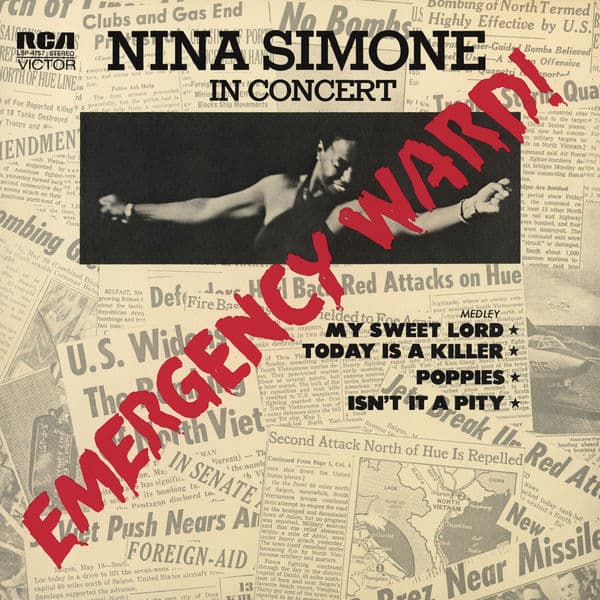 Album cover art for "Let It Be Me" by Nina Simone