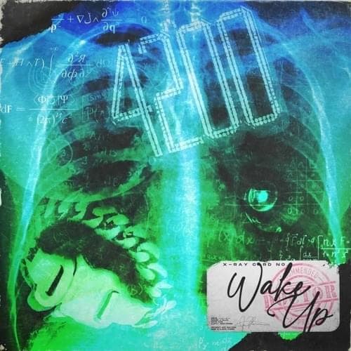 Album cover art for "WAKE UP" by J Dlux