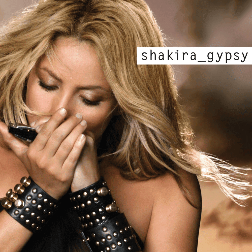 Album cover art for "Gypsy" by Shakira