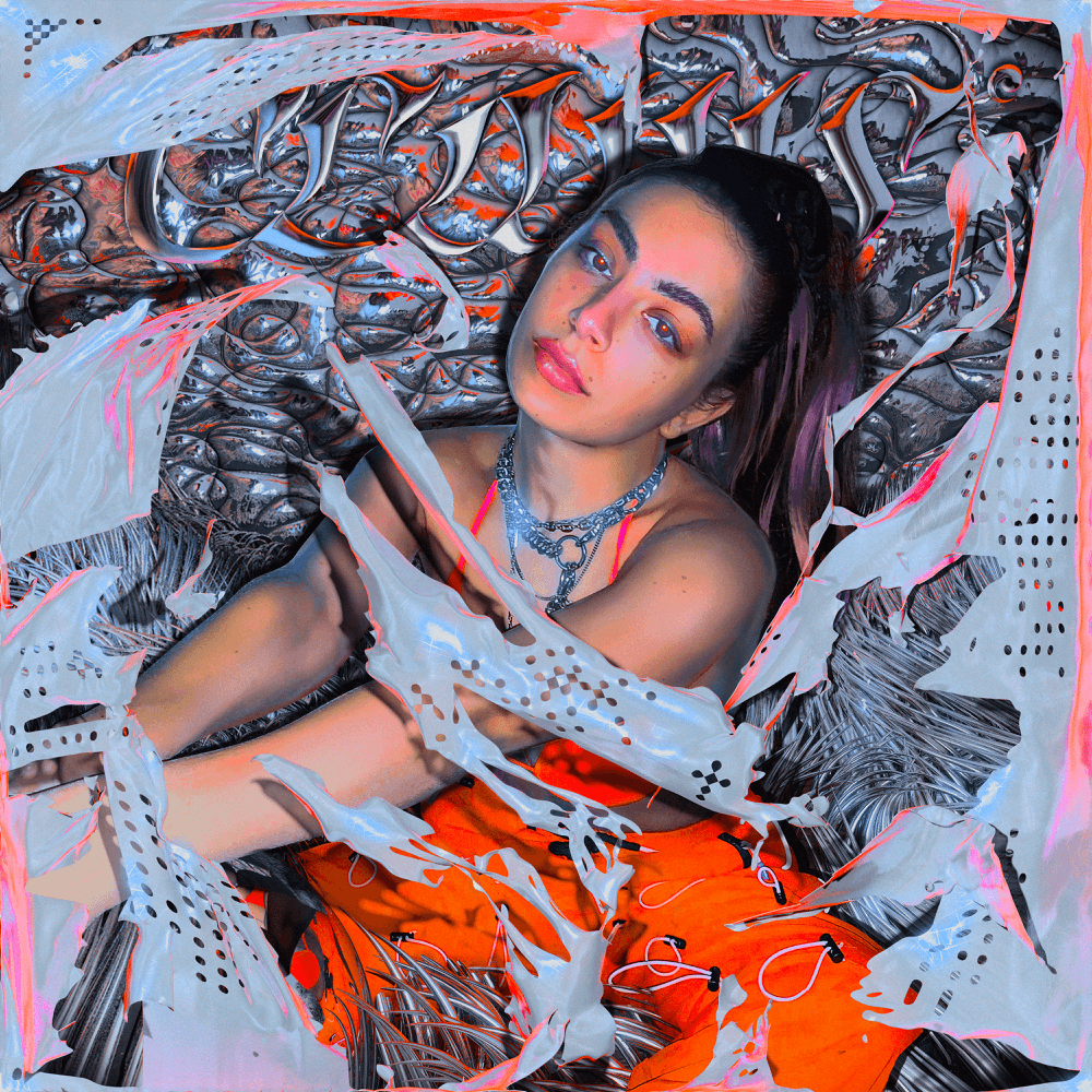 Album cover art for "claws" by Charli xcx