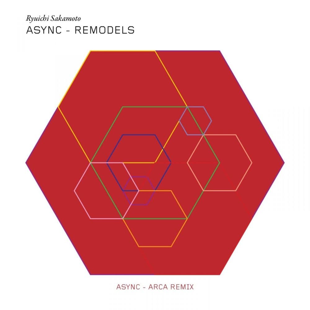 Album cover art for "​async (Arca Remix)" by 坂本龍一 (Ryuichi Sakamoto)