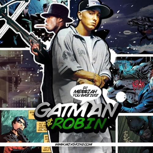 Album cover art for "GATman And Robbin" by 50 Cent & Eminem