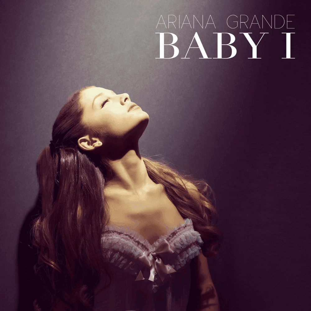Album cover art for "Baby I" by Ariana Grande