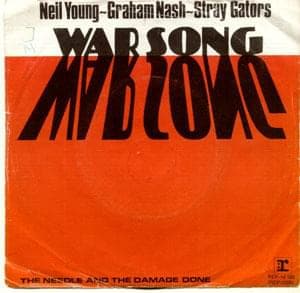 Album cover art for "War Song" by Neil Young & Graham Nash