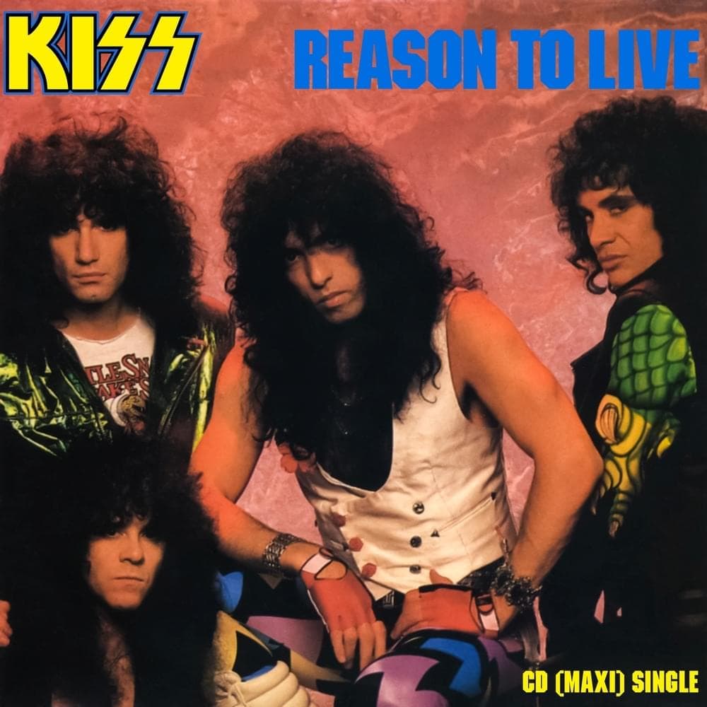 Album cover art for "Reason to Live" by KISS