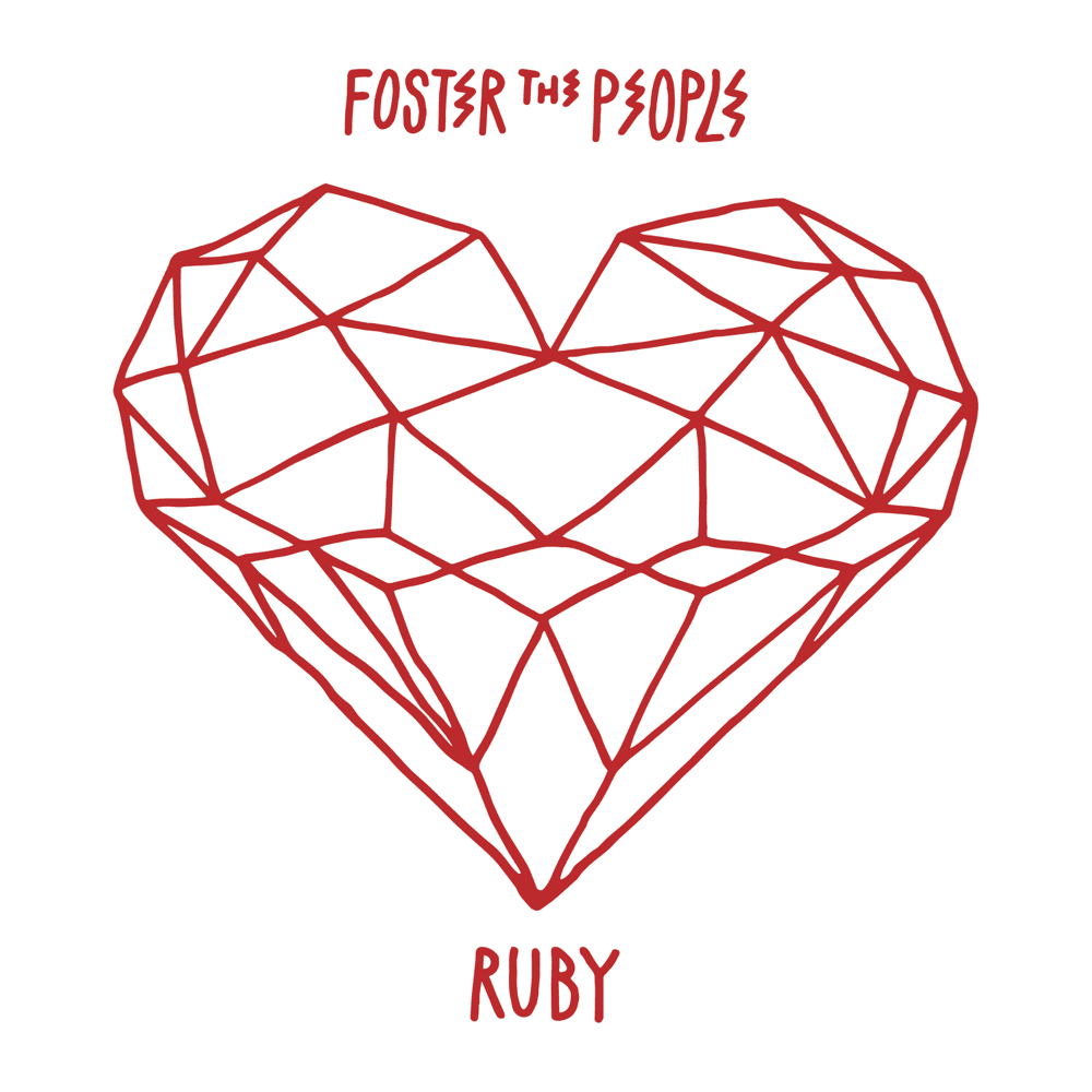 Album cover art for "Ruby" by Foster the People