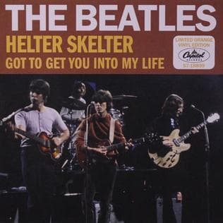 Album cover art for "Helter Skelter" by The Beatles