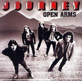 Album cover art for "Open Arms" by Journey