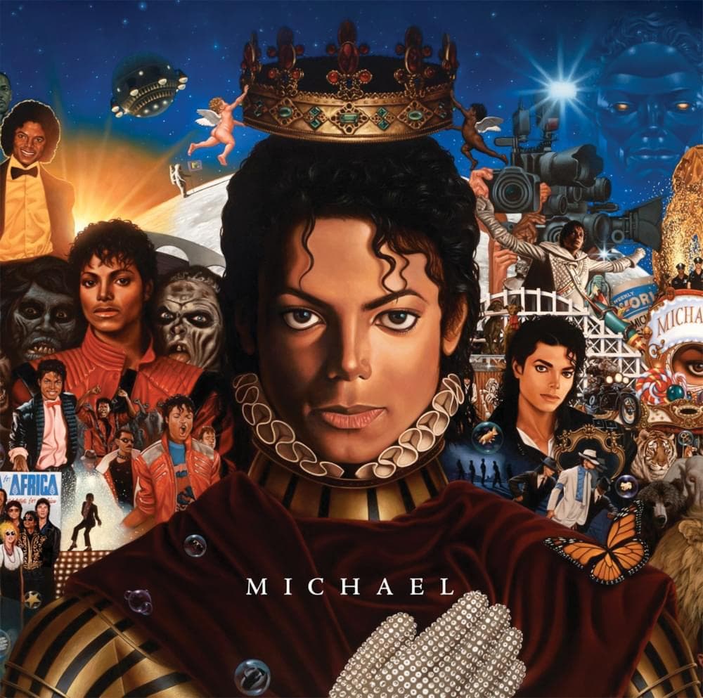 Album cover art for "Benedicta sit Sancta Trinitas" by Michael Jackson