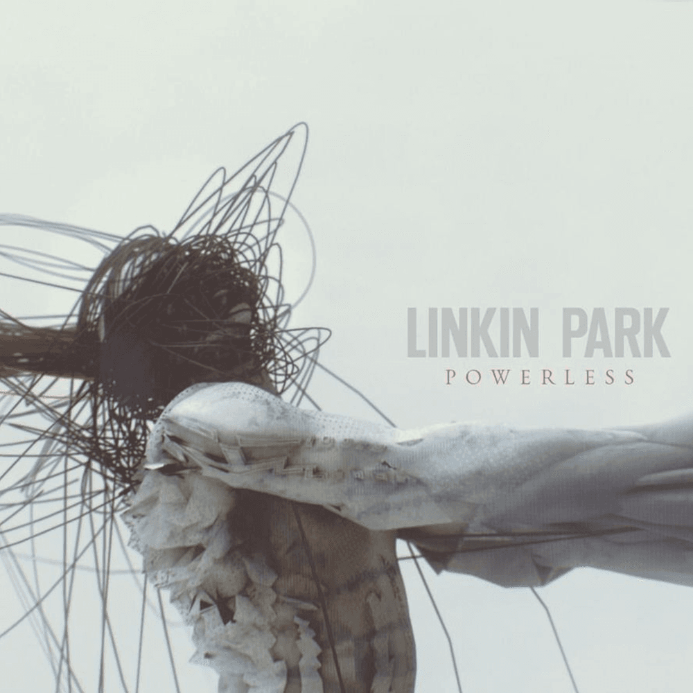 Album cover art for "POWERLESS" by Linkin Park