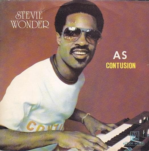 Album cover art for "Contusion" by Stevie Wonder