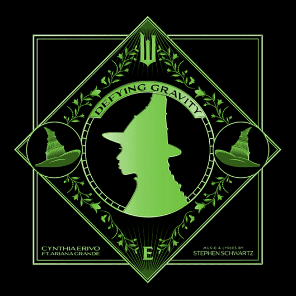 Album cover art for "Defying Gravity" by Ariana Grande