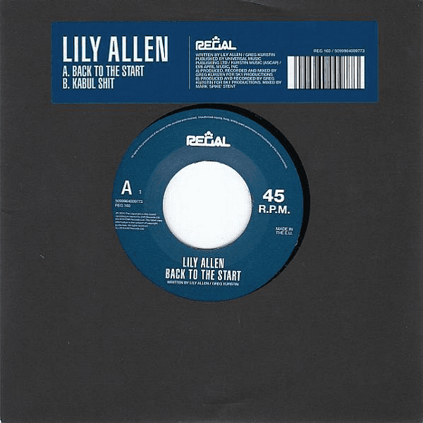 Album cover art for "Back to the Start" by Lily Allen
