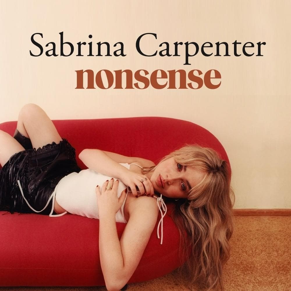 Album cover art for "Nonsense" by Sabrina Carpenter