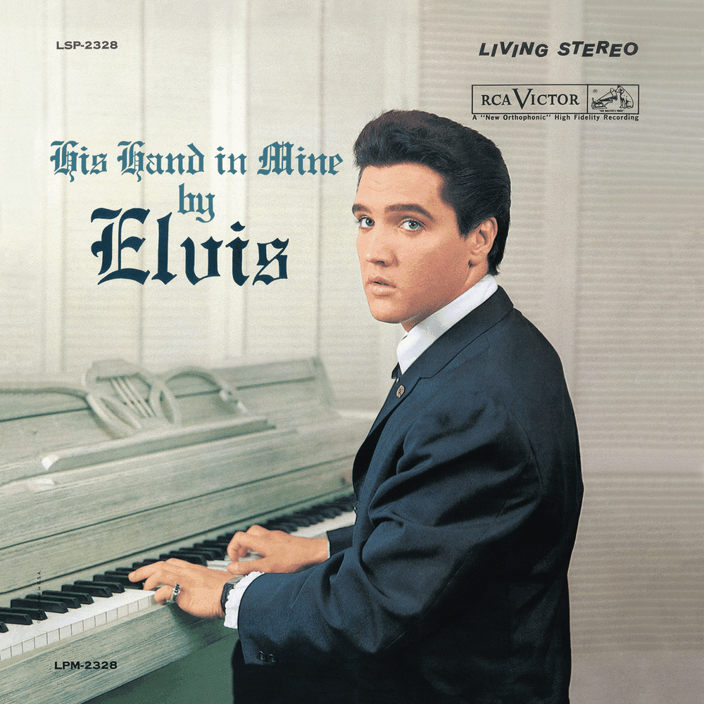 Album cover art for "His Hand In Mine" by Elvis Presley