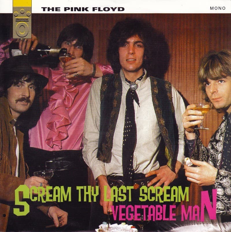 Album cover art for "Vegetable Man" by Pink Floyd