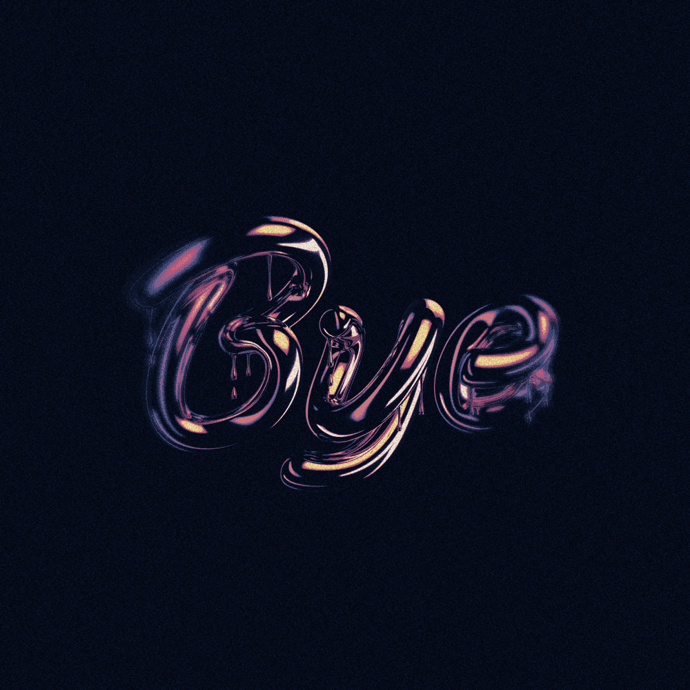 Album cover art for "BYE" by Peso Pluma