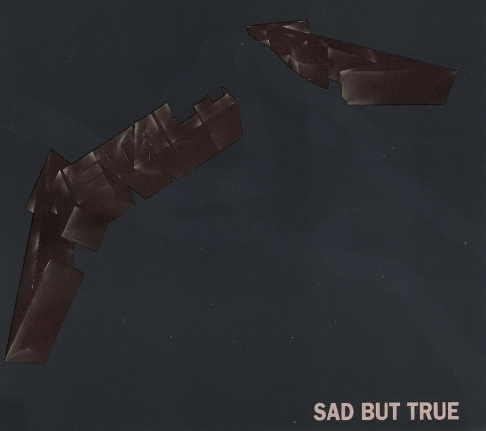 Album cover art for "Sad But True" by Metallica