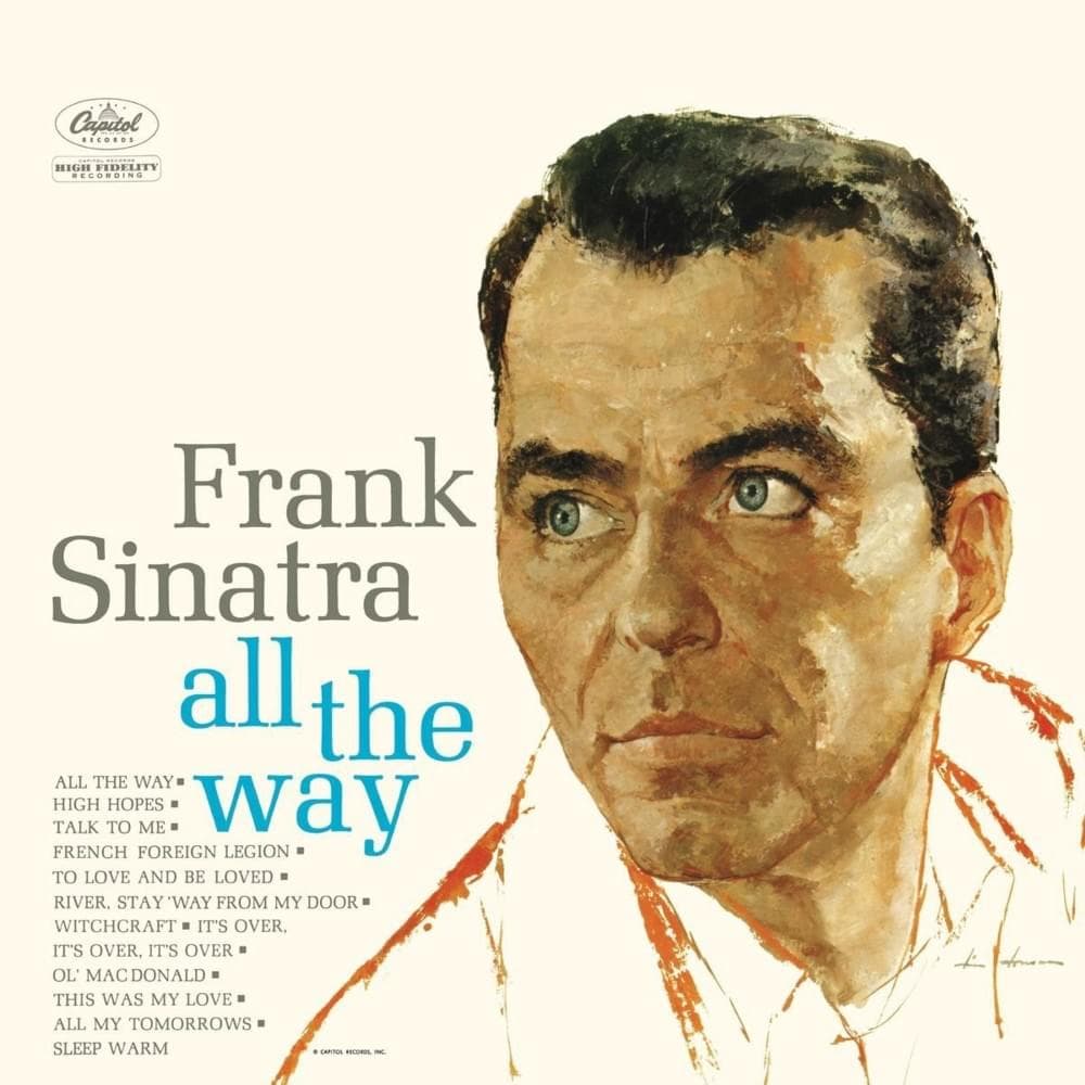 Album cover art for "Sleep Warm" by Frank Sinatra