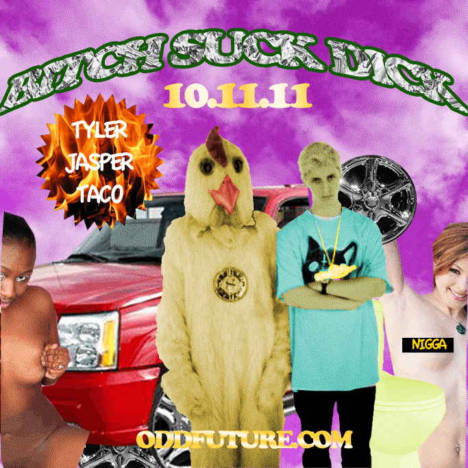 Album cover art for "Bitch Suck Dick" by Tyler, The Creator & Jasper Dolphin & Travis Bennett