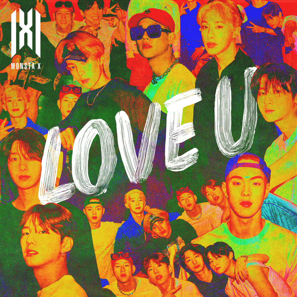 Album cover art for "LOVE U" by MONSTA X