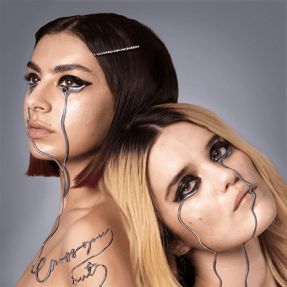 Album cover art for "Cross You Out" by Charli xcx & Sky Ferreira