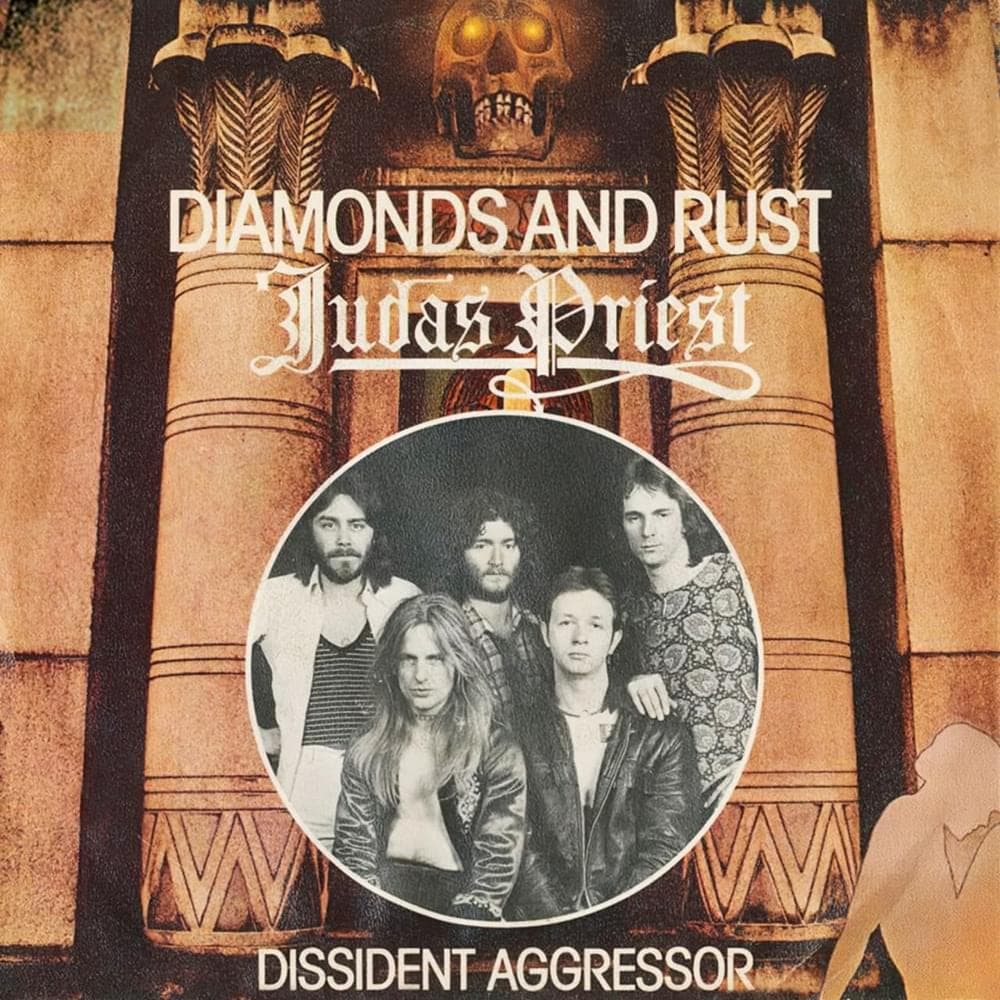 Album cover art for "Diamonds and Rust" by Judas Priest