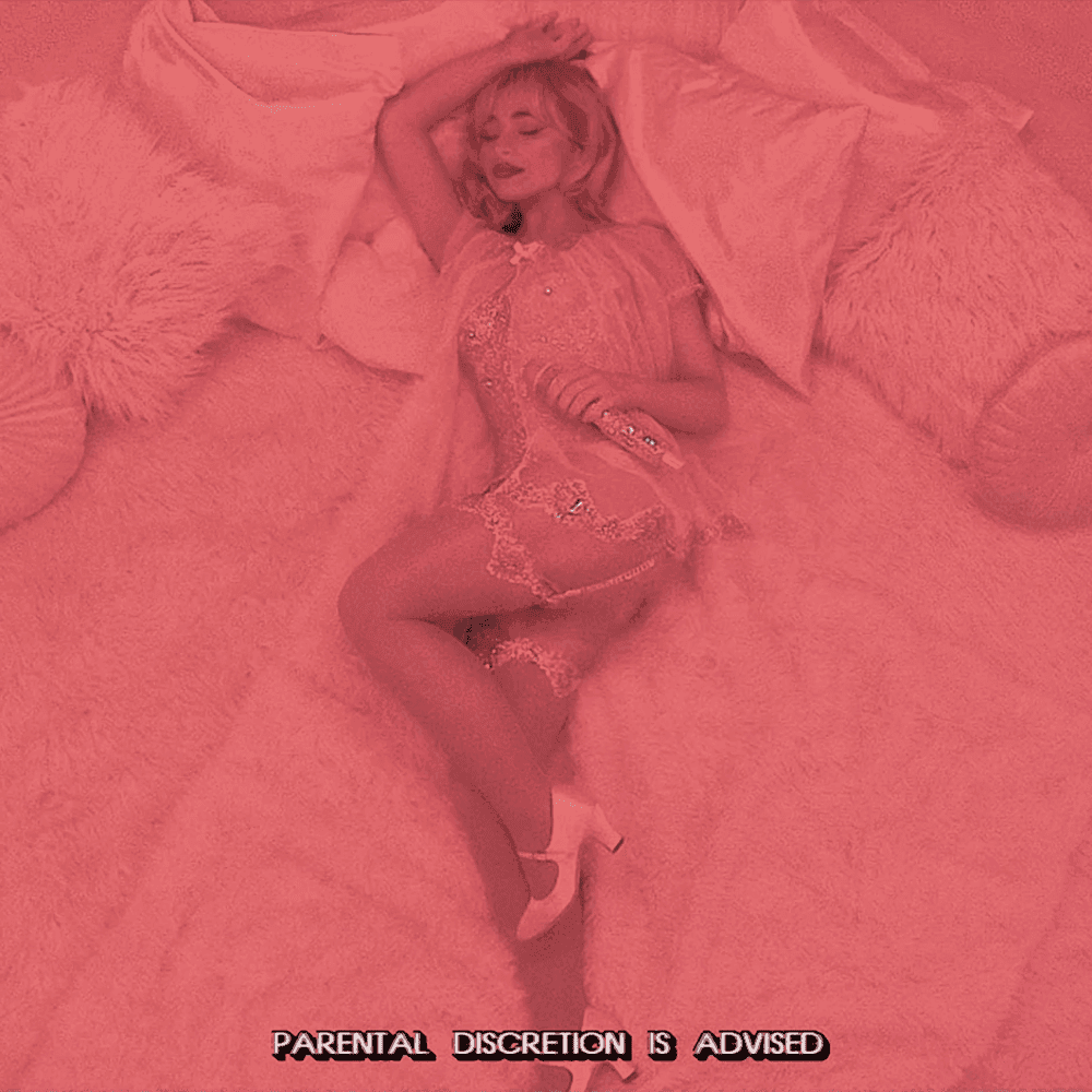 Album cover art for "Bed Chem" by Sabrina Carpenter