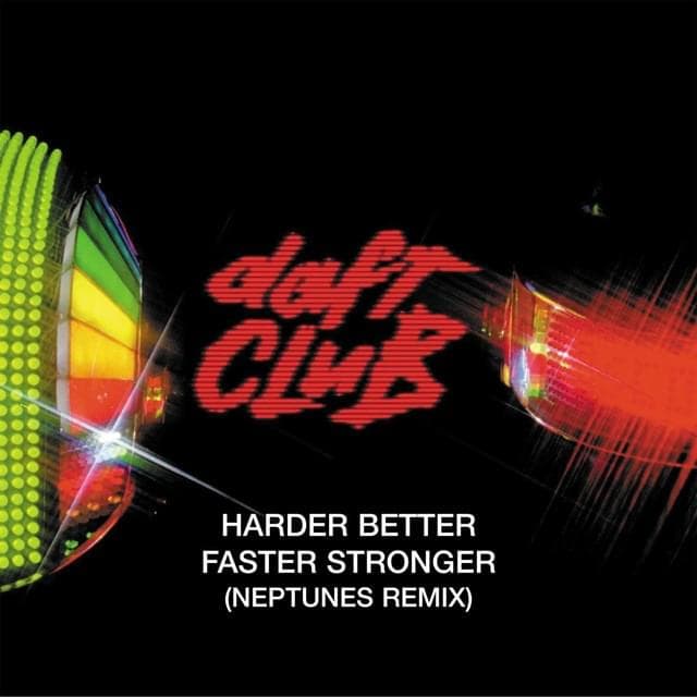Album cover art for "Harder, Better, Faster, Stronger (The Neptunes Remix)" by Daft Punk & The Neptunes