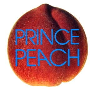 Album cover art for "Peach" by Prince