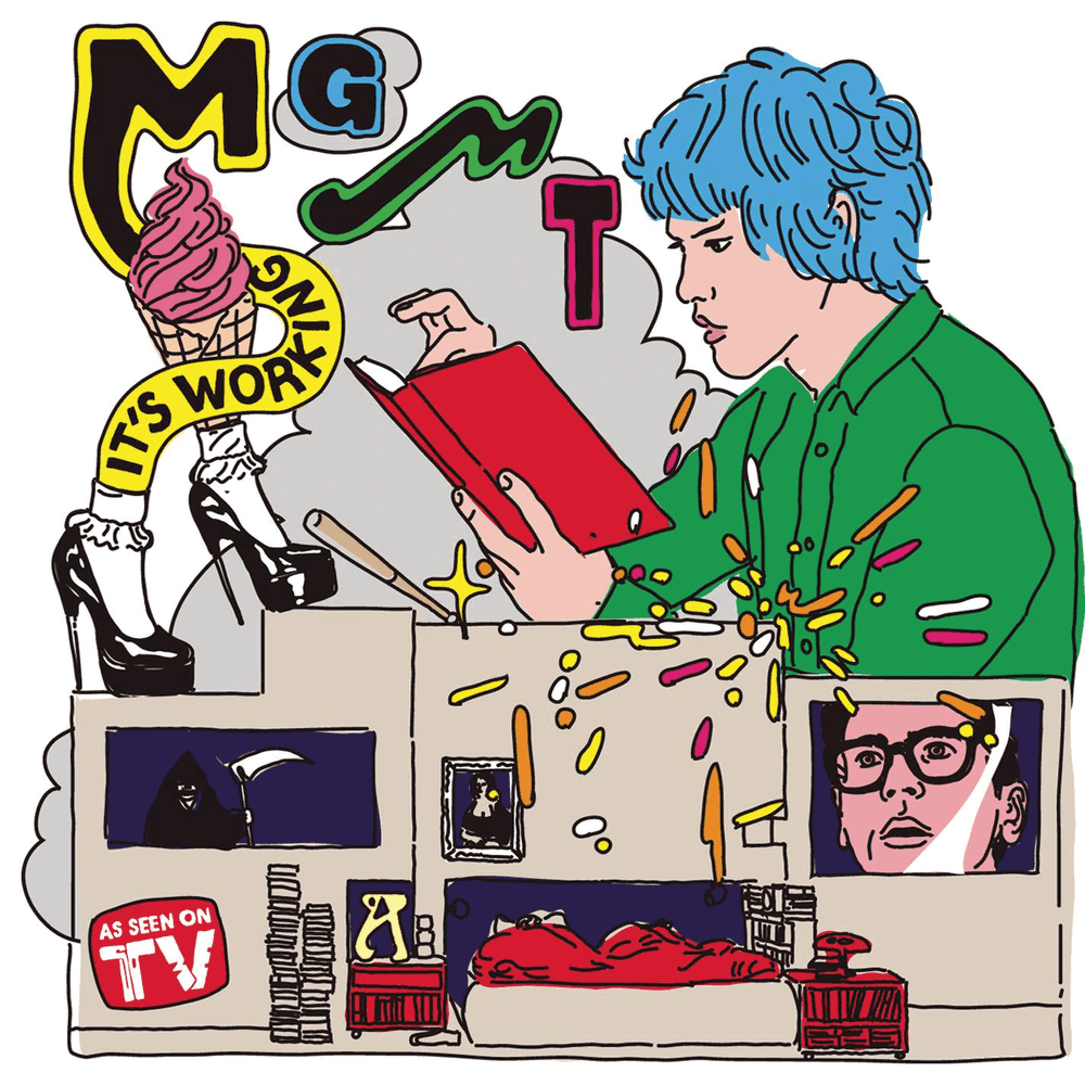 Album cover art for "It's Working" by MGMT