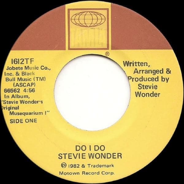 Album cover art for "Do I Do (Single Version)" by Stevie Wonder