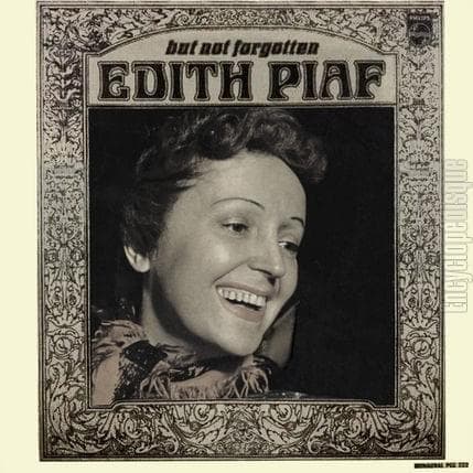 Album cover art for "Le chasseur de l'hôtel" by Édith Piaf