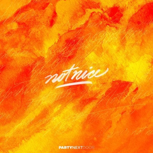Album cover art for "Not Nice" by PARTYNEXTDOOR