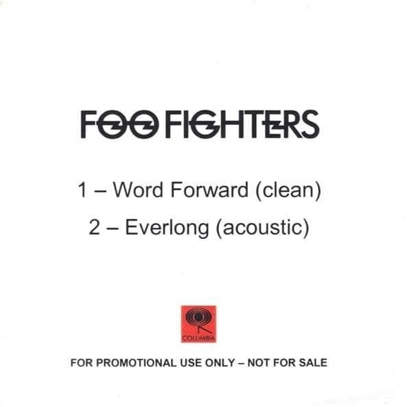 Album cover art for "Word Forward" by Foo Fighters