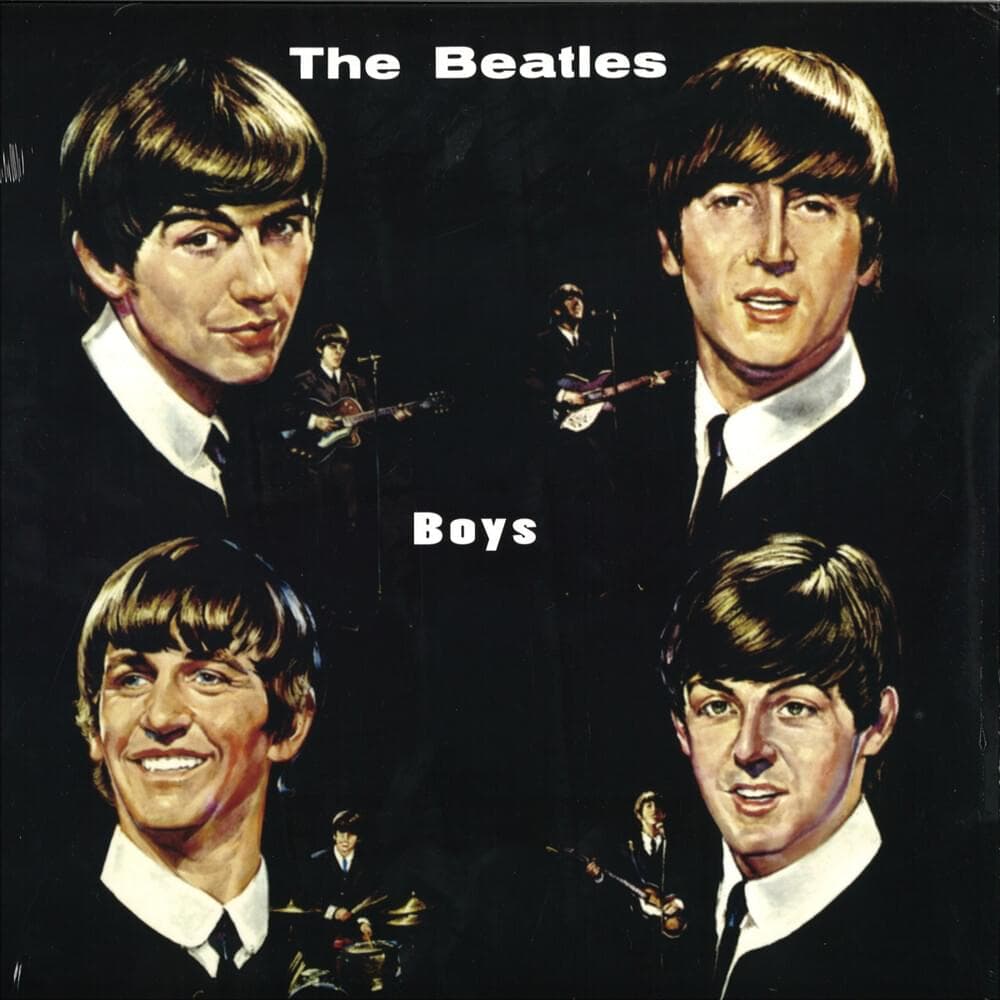 Album cover art for "Boys" by The Beatles