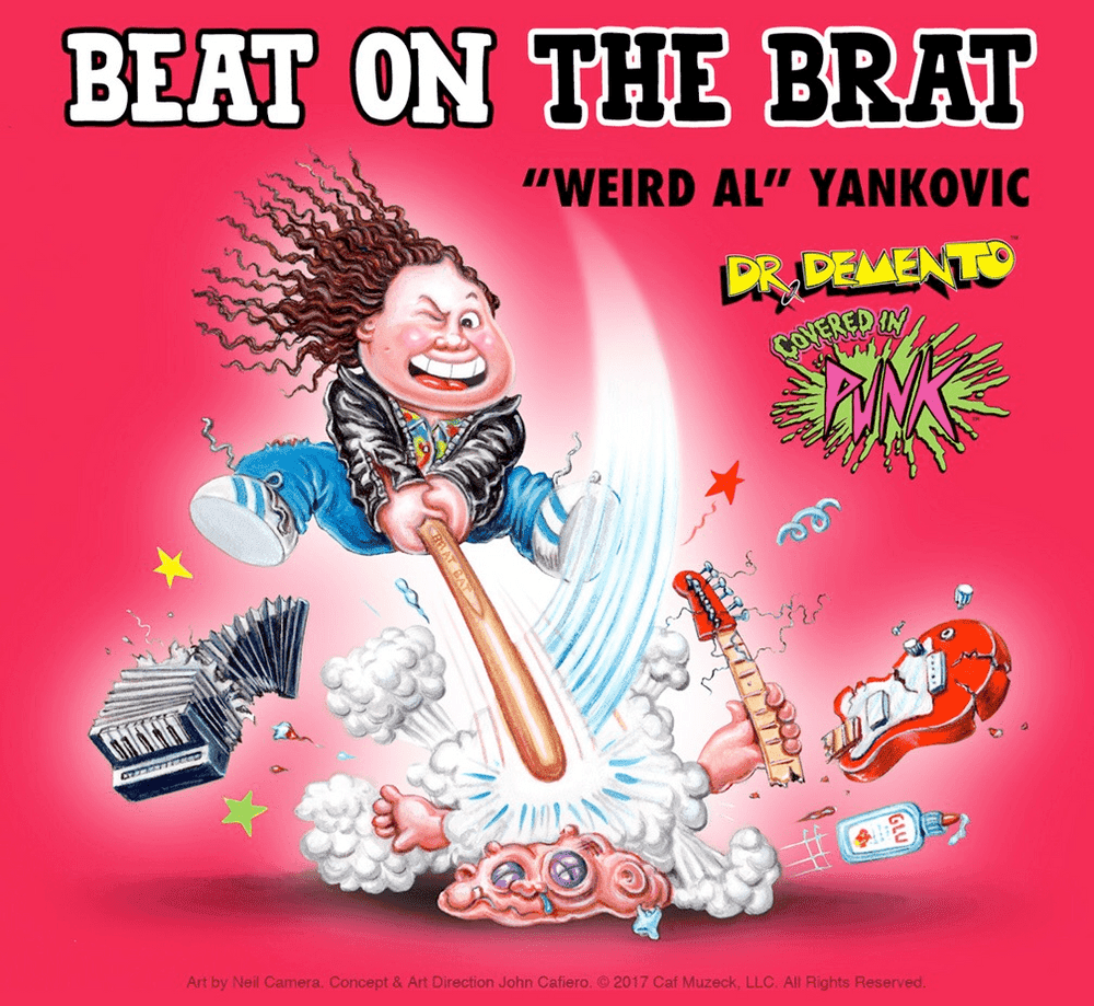 Album cover art for "Beat on the Brat" by “Weird Al” Yankovic