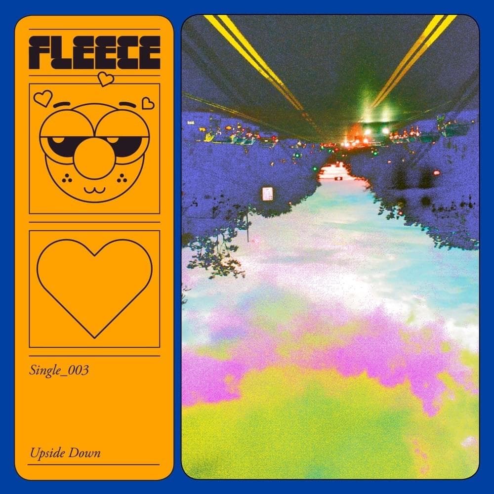 Album cover art for "Upside Down" by Fleece