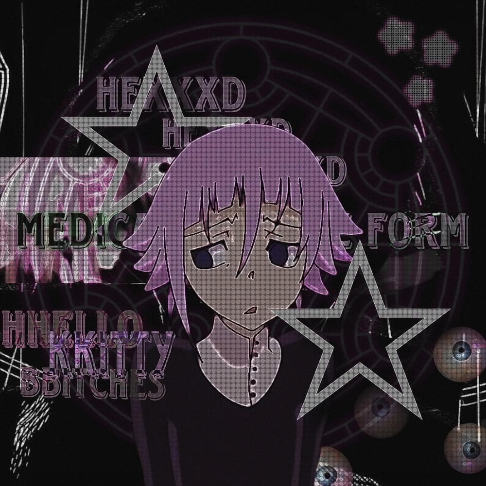 Album cover art for "HHello KKitty BBitches" by 2ooDark