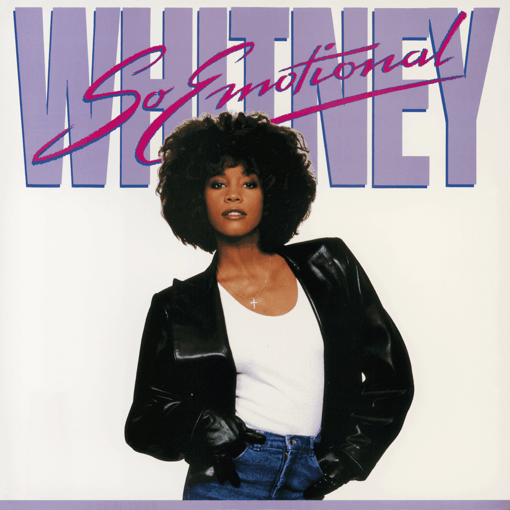 Album cover art for "So Emotional (Single Version)" by Whitney Houston
