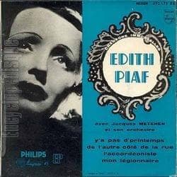 Album cover art for "Y'a Pas D'printemps" by Édith Piaf